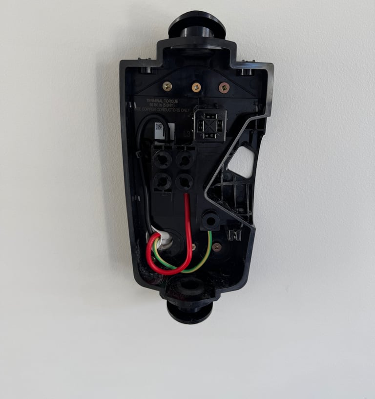 Tesla Gen 3 Wall Connector installed at Auckland home garage