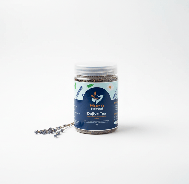 Dajiye tea - shaaxa dajiye ee horn herbal tea