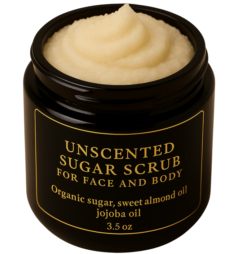 Back2Natualness unscented sugar scrub