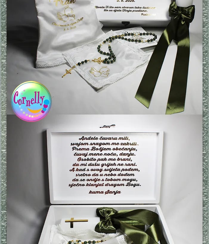 Cornelly Set za krštenje bebe s imenom