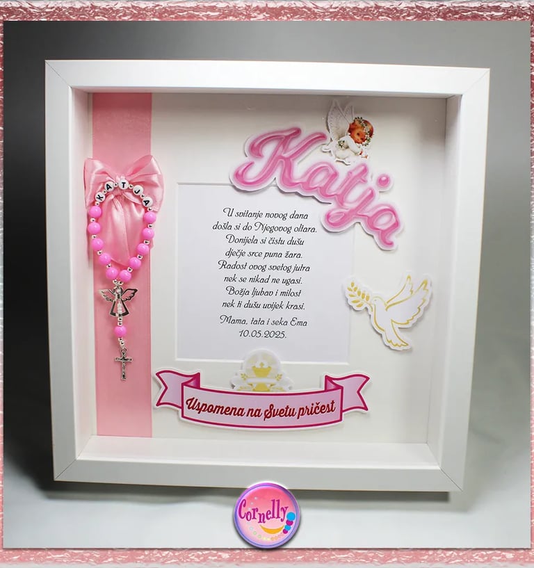 Elegantni okviri za prvu svetu pričest