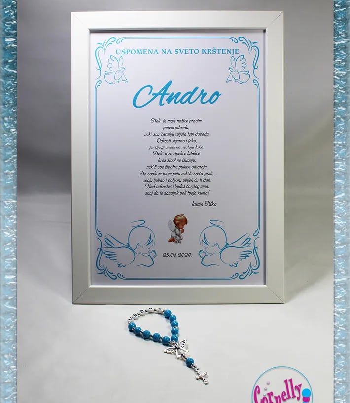 Okviri za krštenje – trajna uspomena Cornelly