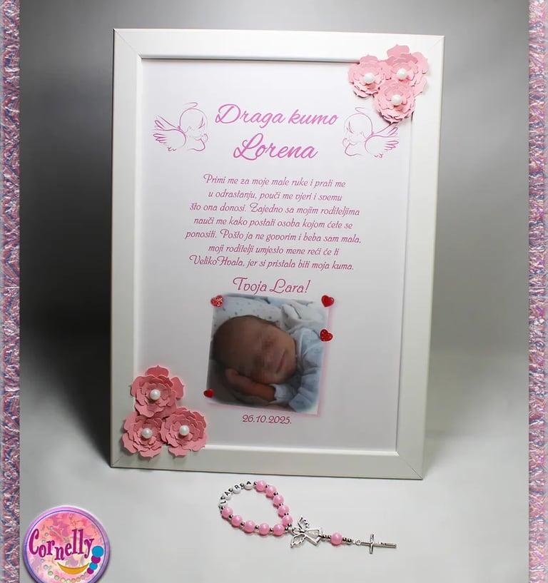 Okviri za kumove – personalizirani poklon