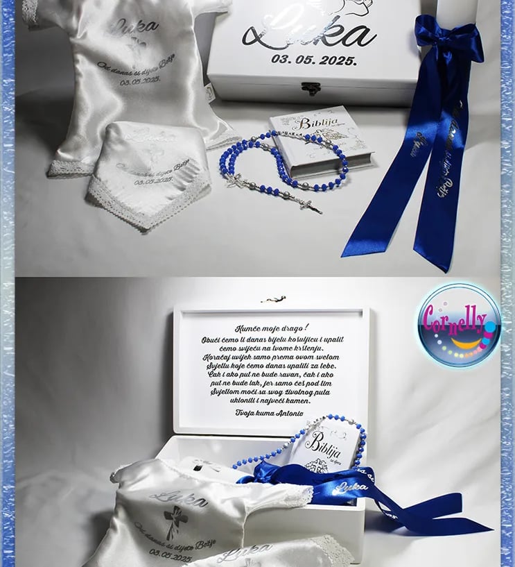Personalizirani poklon setovi za krštenje Cornelly