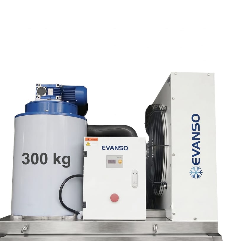 300 KG DAY FLAKE ICE MACHINE