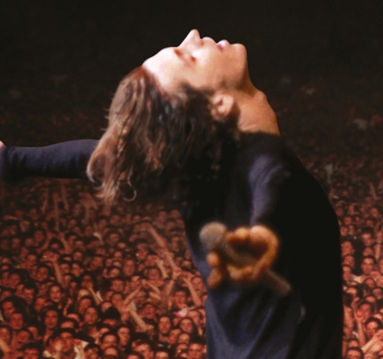 Michael Hutchence Talks Wembley Induct INXS