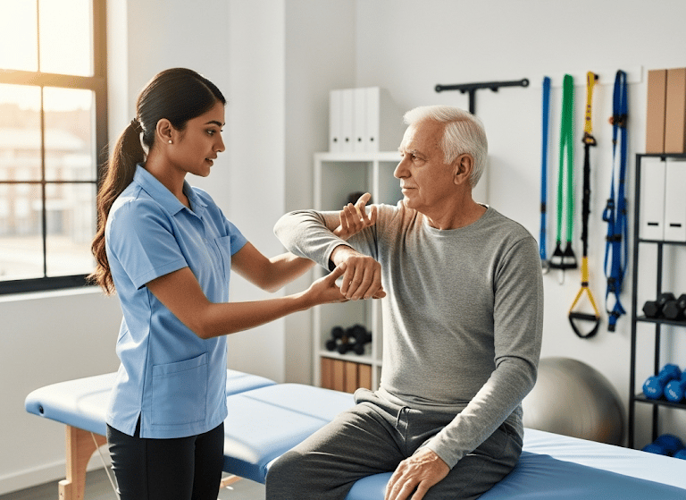 Rehabilitation after hip surgery in Bhubaneswar at home