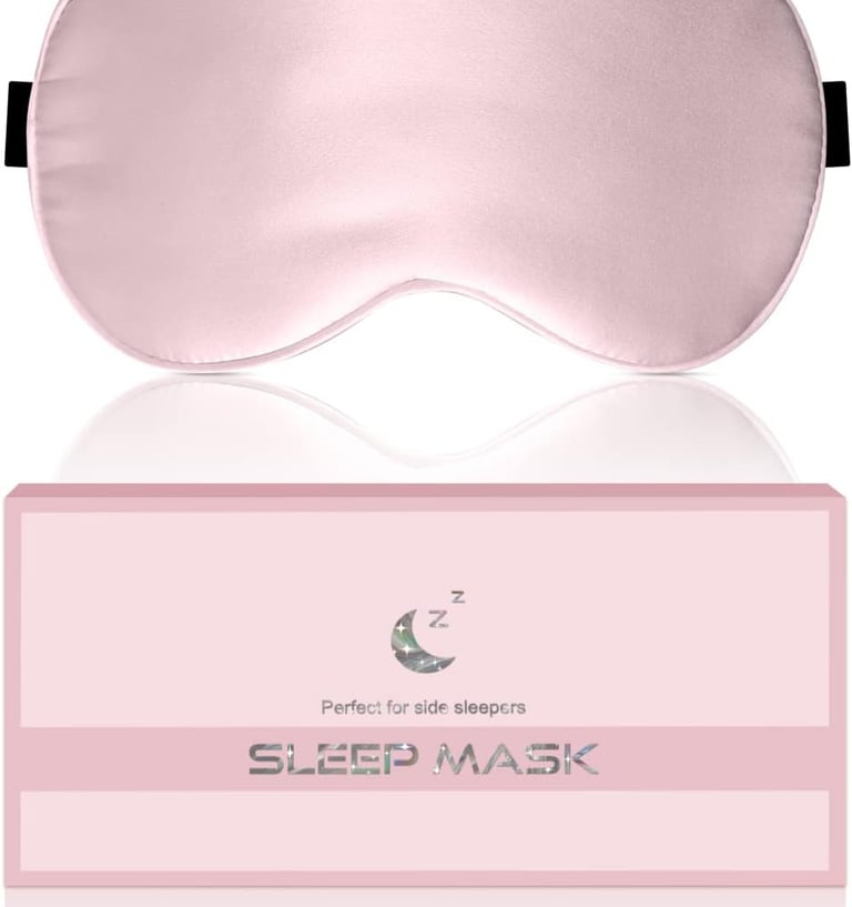 Antifaz de seda natural para dormir mejor y relajarse