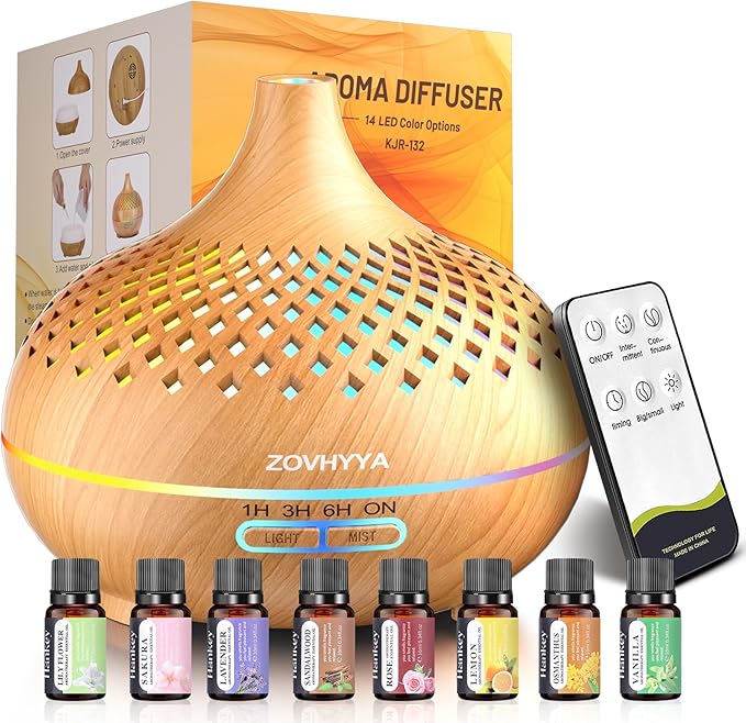 Difusor de aromas LED para relajación y bienestar en casa
