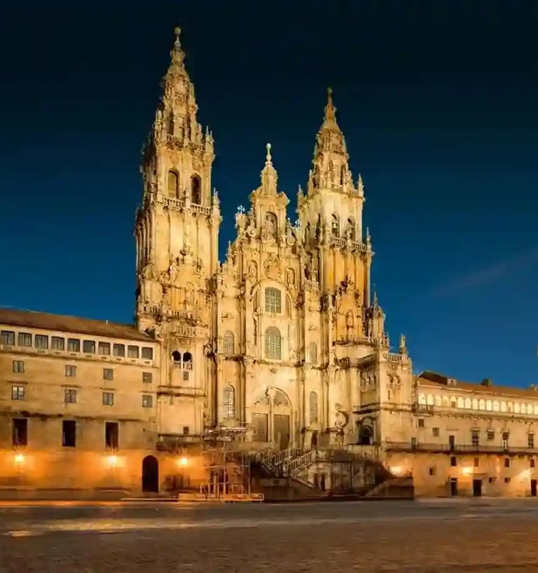 catedral santiago compostela monumento histórico patrimonio humanidad unesco