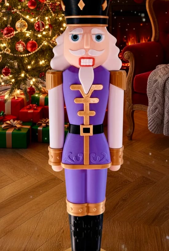 Christmas Nutcracker build your own figurine with included instructions