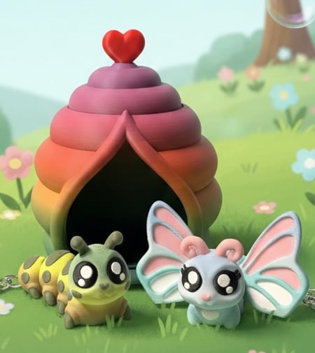 The Heart-Top Hideaway: A Magical Metamorphosis Set