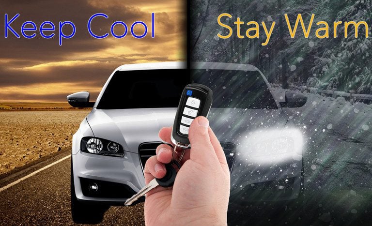 remote starter to pre warm or pre cool your vehicle