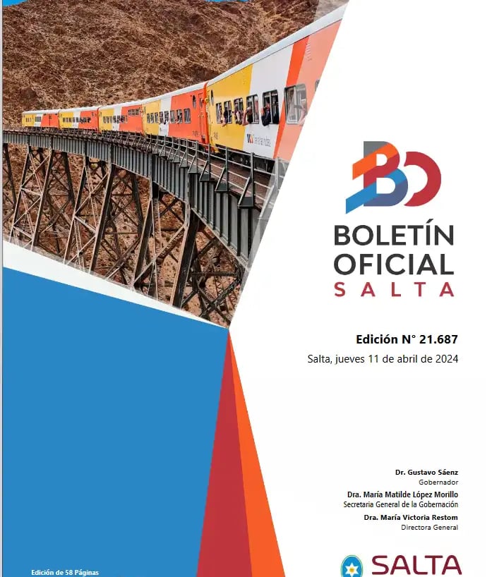 Publicar boletín oficial Salta hoy