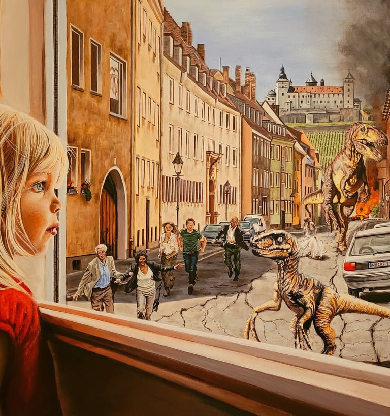 Álvaro Fernández Sáez Es war einmal Dinosaurier Würzburg Festung