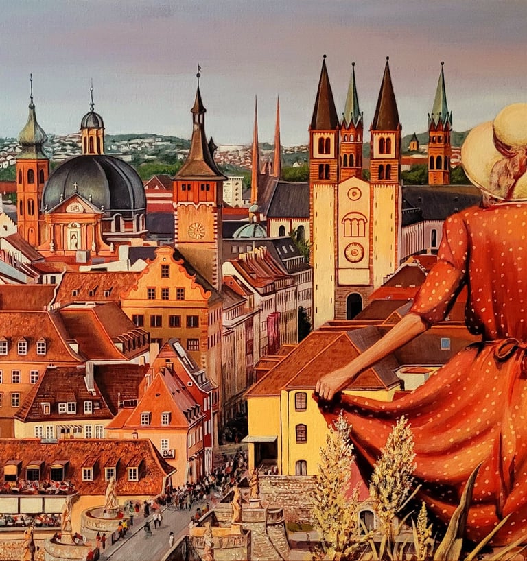 Álvaro Fernández Sáez Neuanfang Würzburg Frau Koffer