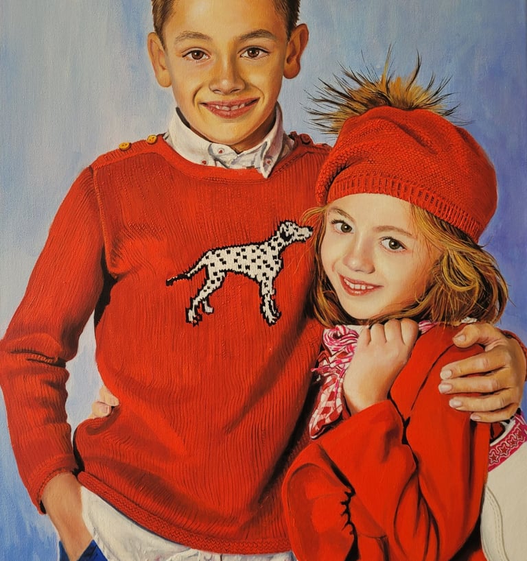 Álvaro Fernández Sáez Alonso & Daniela Portrait