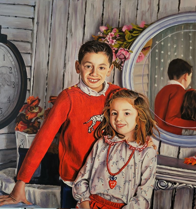 Álvaro Fernández Sáez Alonso & Daniela Portrait