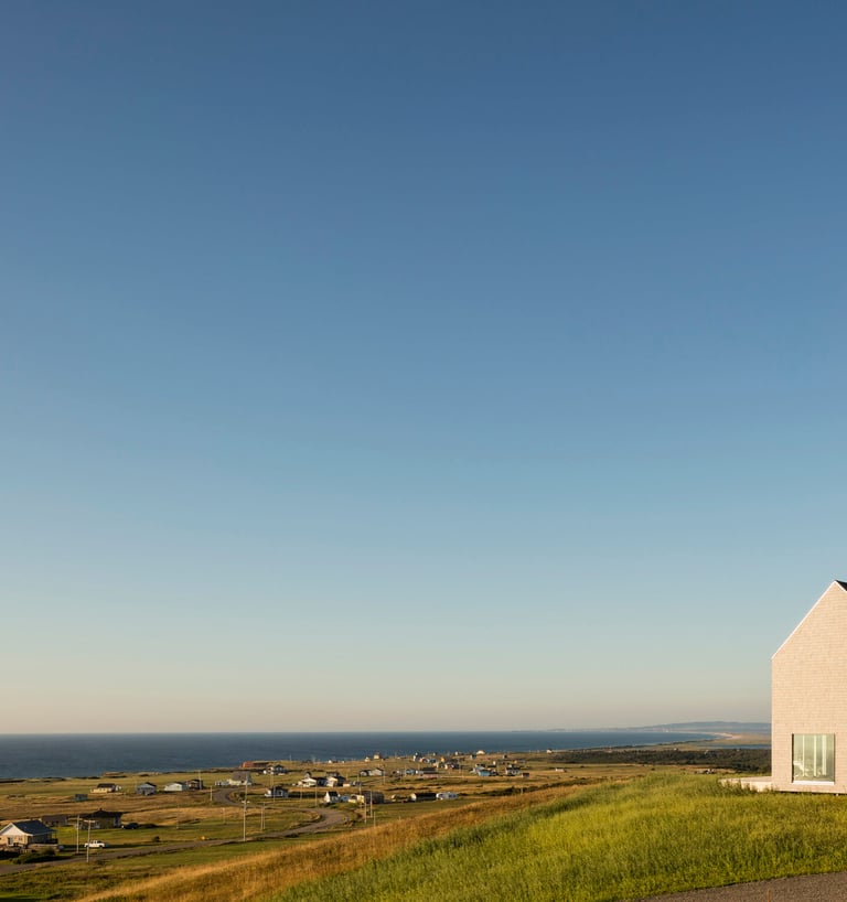 View of l'Étang-des-Caps from Les Rochers