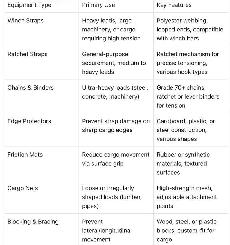 Core Securement Devices
