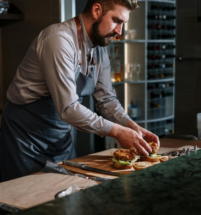 Restaurant founder planning concept — premade restaurant brand identity Le Rosso