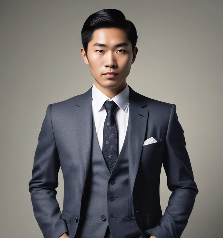 man wearing black coat illustration