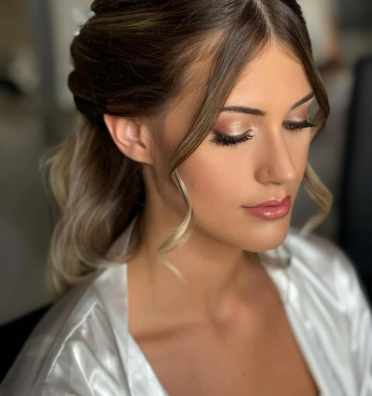 Trucco sposa naturale realizzato a Torino da Jessica Simonati