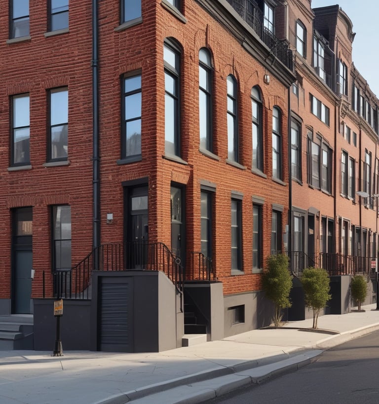 A cozy workspace bathed in warm light, with art supplies and a steaming cup of coffee on the desk.