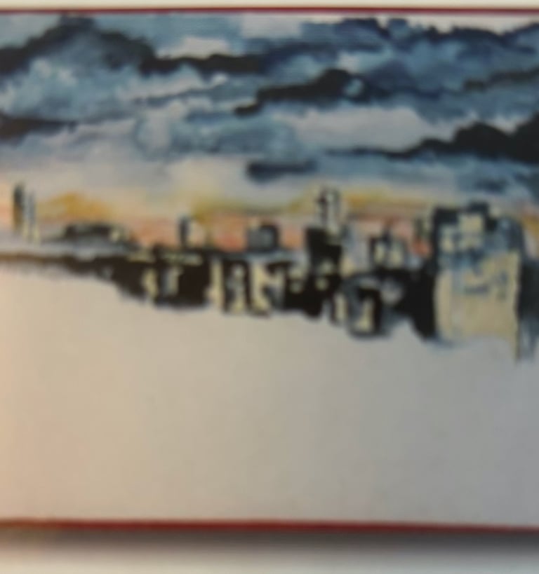 Iris Devote LITTARDI © - "Aquarelle" 1993 - huile sur toile