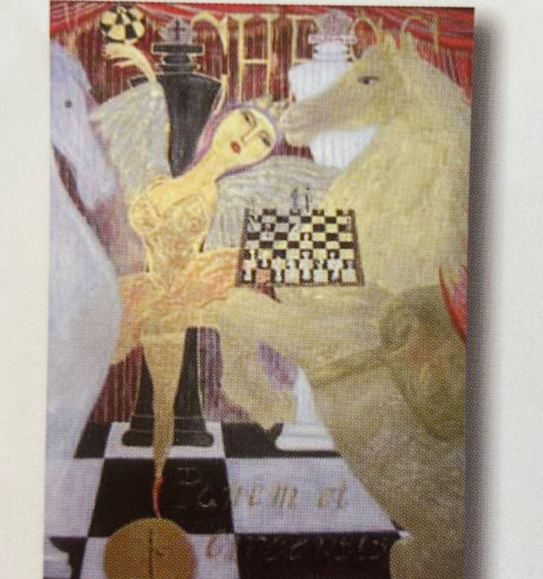 Iris Devote LITTARDI © - "Chess / Panem et Circenses" 2009 - huile sur toile