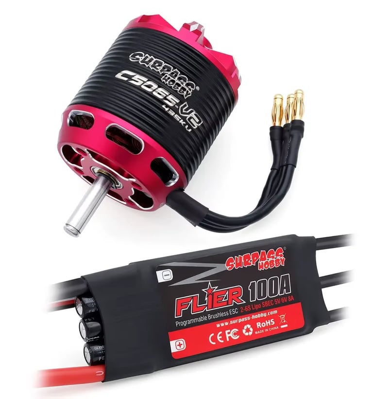 kit motor + Esc aeromodelismo
