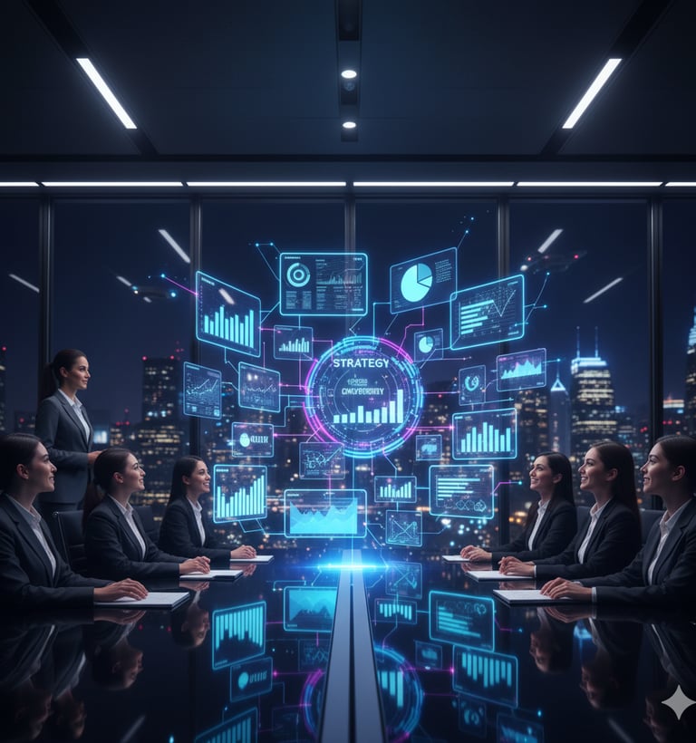 AI presentation software creating tailored pitch decks instantly.