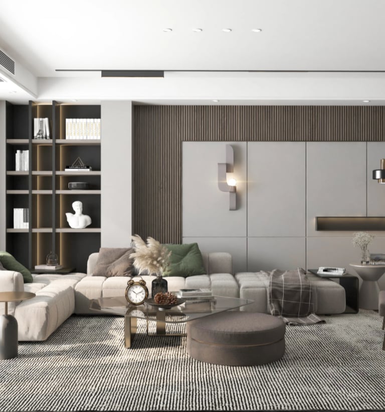 Prabangus baldai, dekoracijos