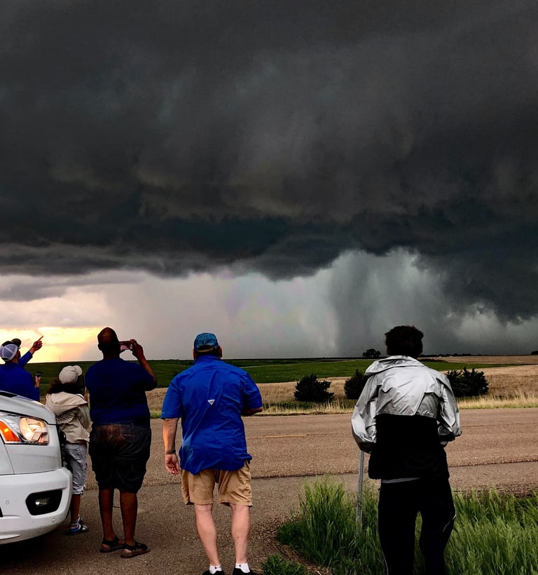 Small group storm chasing tours.