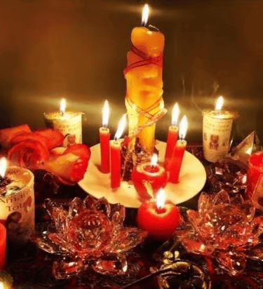 altar de hechizo de amor tradicional