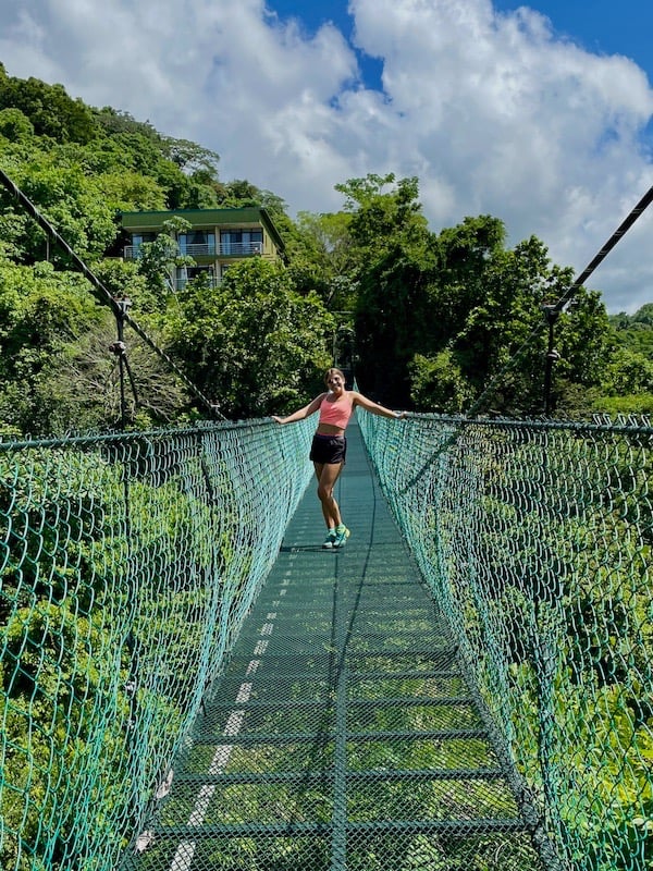 Montezuma Santa Teresa Hängebrücke Costa Rica Annerschtwo