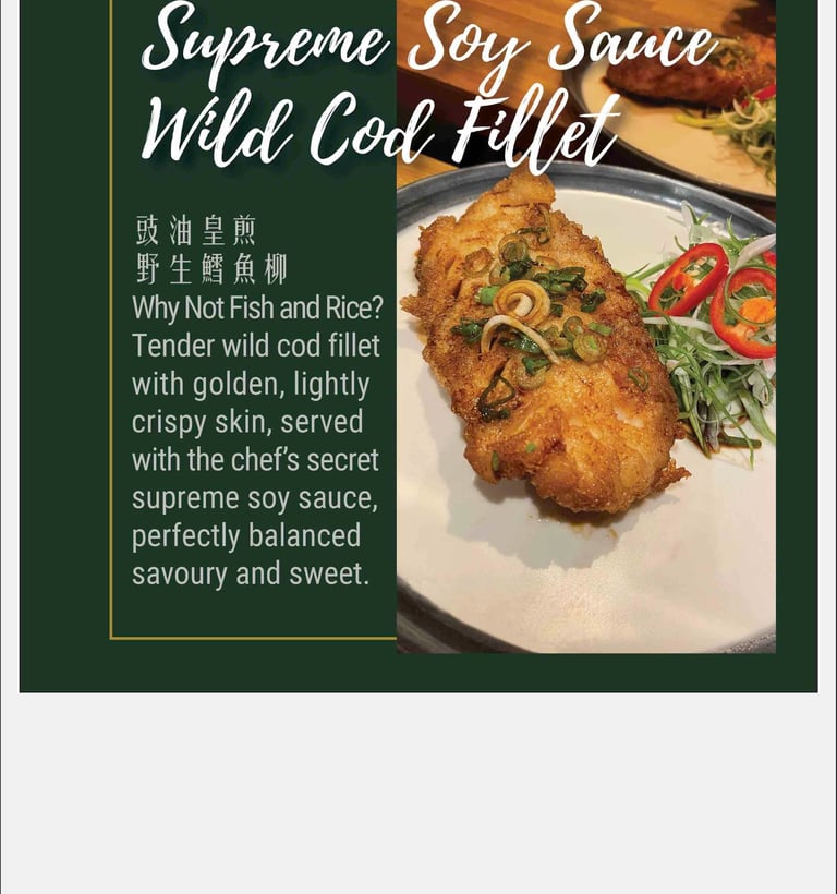 wild Cod fish Fillet