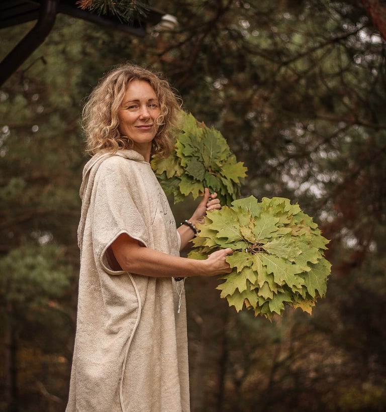 Pirtininkė su vantomis