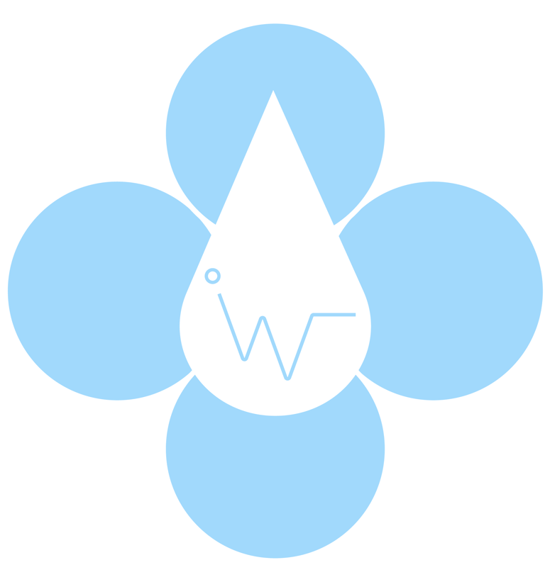 logo woman making an iv drip