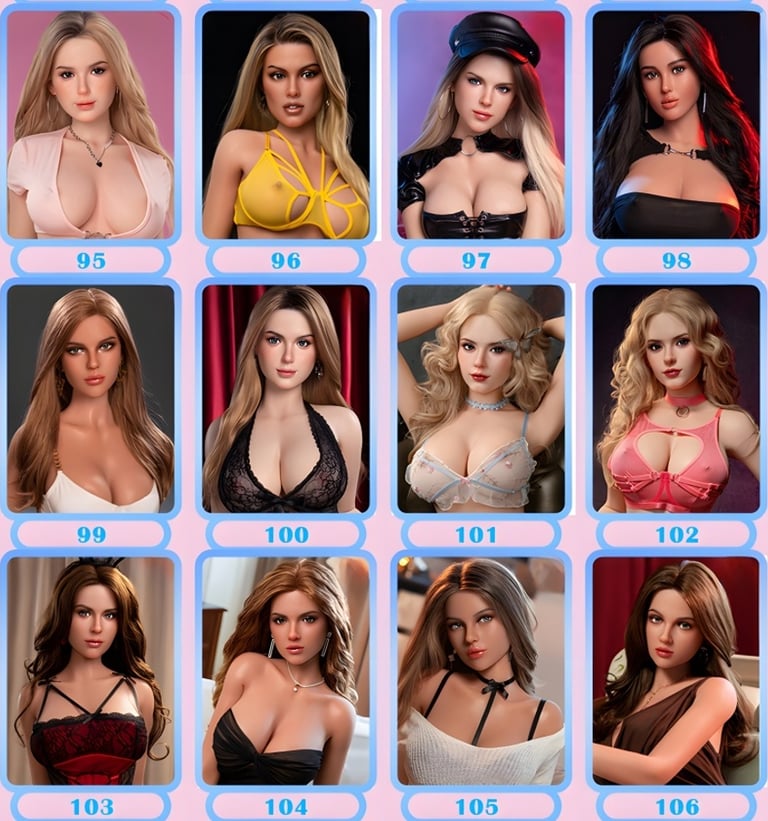 visages poupée réaliste silicone DDF