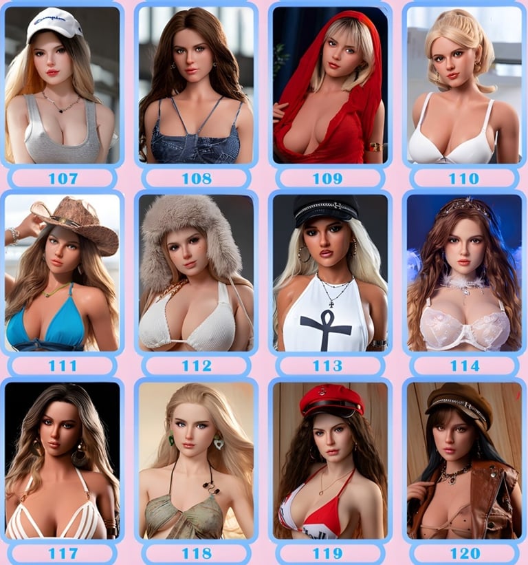visages poupée réaliste silicone DDF