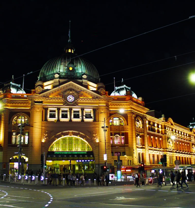 Flinders St Railway Station, Melbourne