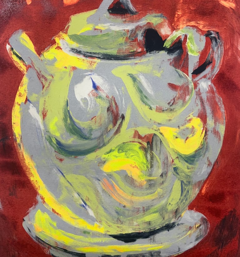 Screen print - Alan Caiger Smith tureen