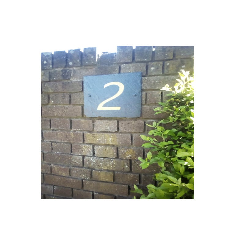 Laser Slate Engraving, House Plaques, House Number, Slate