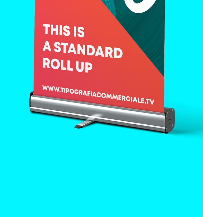 roll-up Tipografia Commerciale Treviso