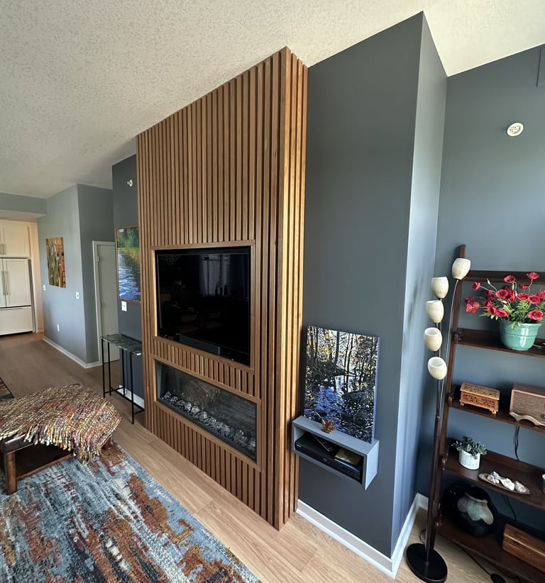 fresh wall paint coat on Minnesota home