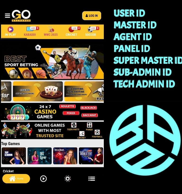 GoExchange Master ID और Admin ID: एक सुरक्षित और भरोसेमंद बेटिंग व्यापार की शुरुआत