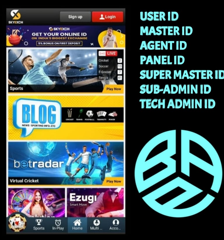 Sky24x7.co: ऑनलाइन स्पोर्ट्स एक्सचेंज और मास्टर आईडी के लिए एक भरोसेमंद प्लेटफॉर्म