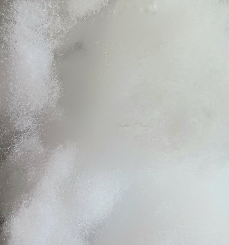 Ouate de polyester hypoallergénique et sécurisée