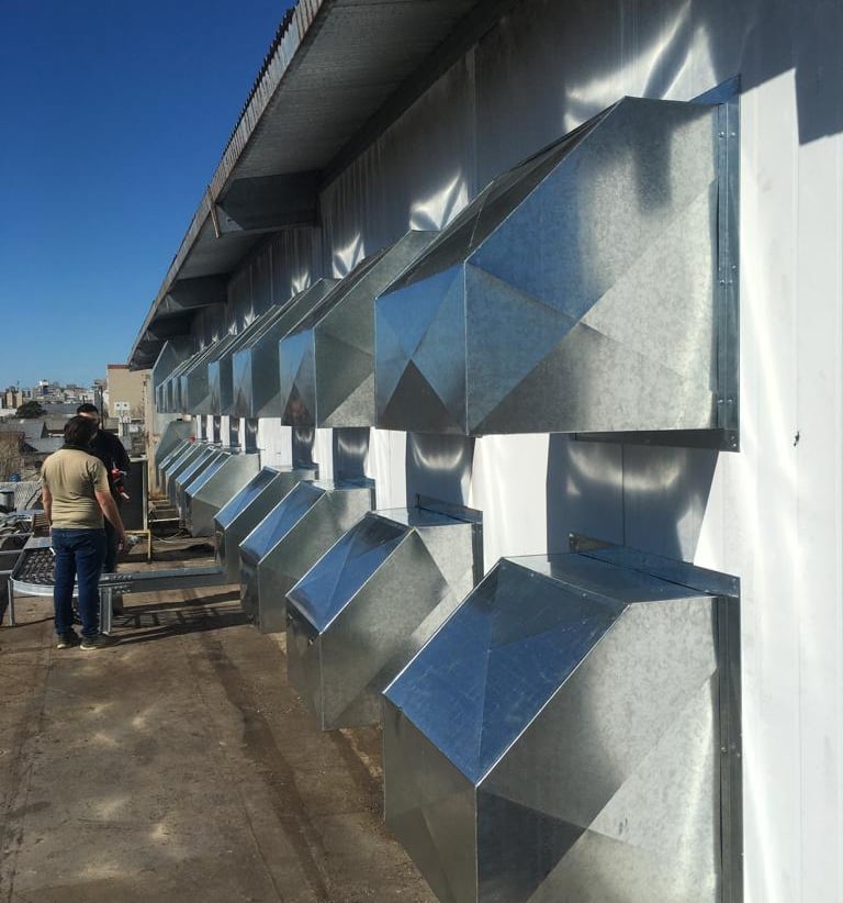 Silenciadores Industriales para atenuación acústica de ruidos en extractores mecánicos axiales